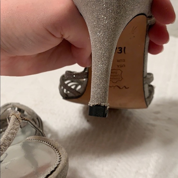 Nina Silver Sparkly heels - Picture 5 of 6